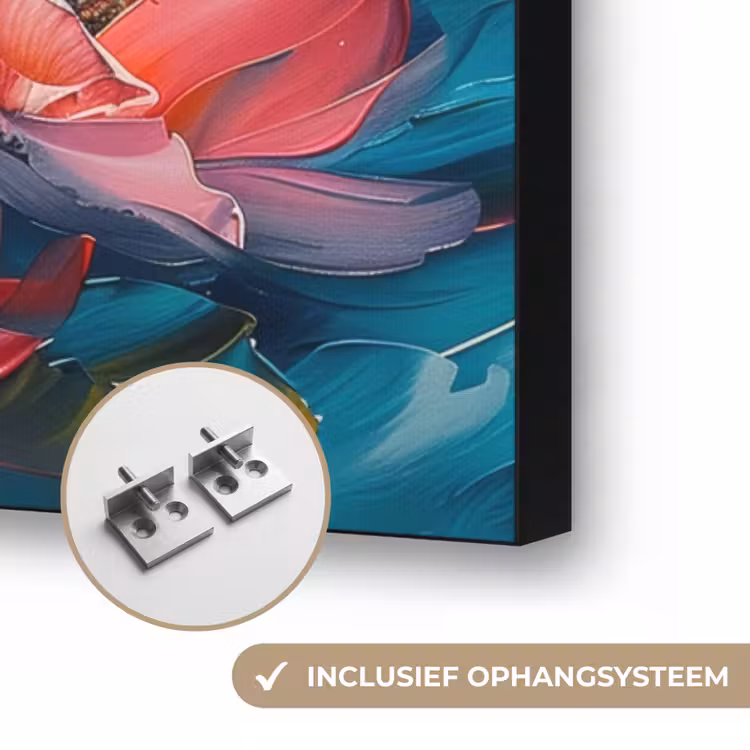 Art Frame - Bloemen - Kleurrijk - Verf - Abstract - Kunst — 6