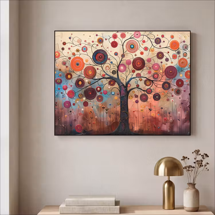 Art Frame - Boom - Paars - Abstract - Kunst — 5