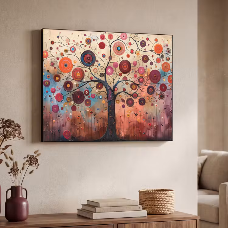 Art Frame - Boom - Paars - Abstract - Kunst — 7