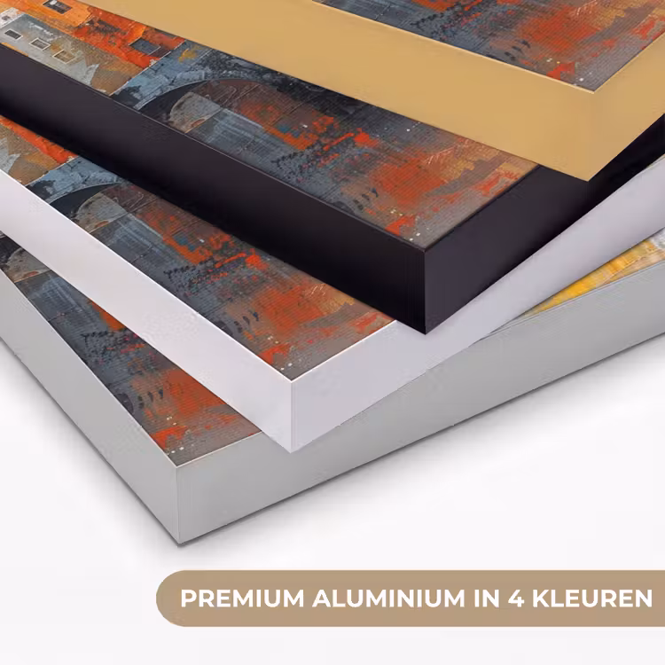 Art Frame - Gracht - Huizen - Kunst - Art — 2