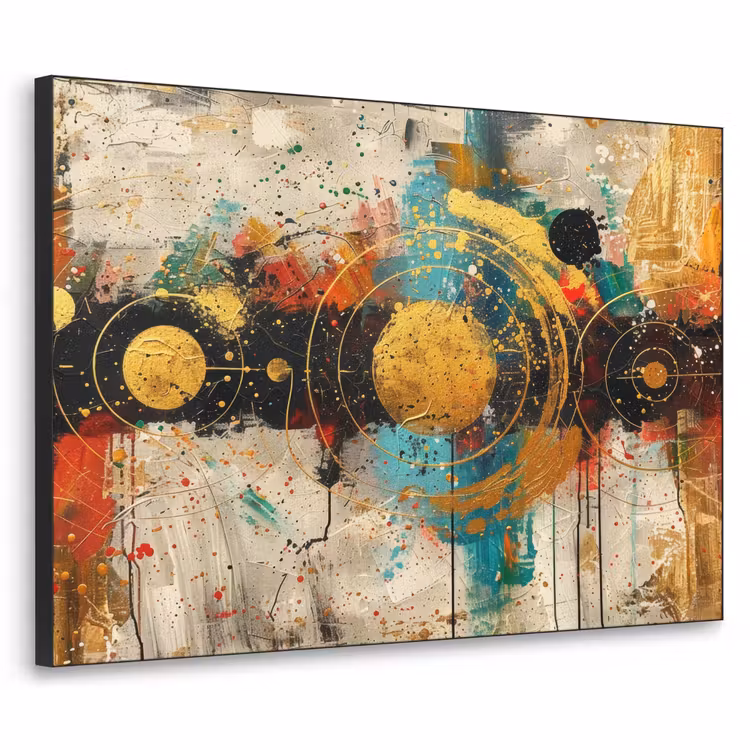 Art Frame - Kunst - Abstract - Aesthetic - Goud — 1