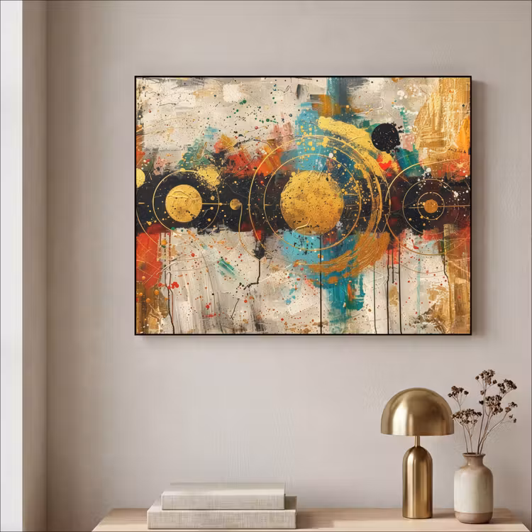 Art Frame - Kunst - Abstract - Aesthetic - Goud — 5