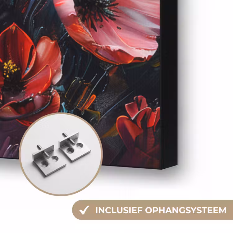 Art Frame - Klaprozen - Roze - Bloemen - Botanisch - Kunst — 6