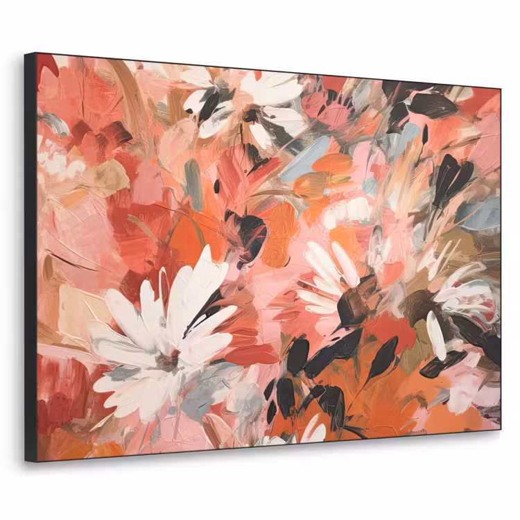 Art Frame - Bloemen - Kunst - Abstract - Verf — 1