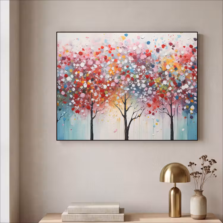 Art Frame - Kunst - Bomen - Natuur - Acryl — 5
