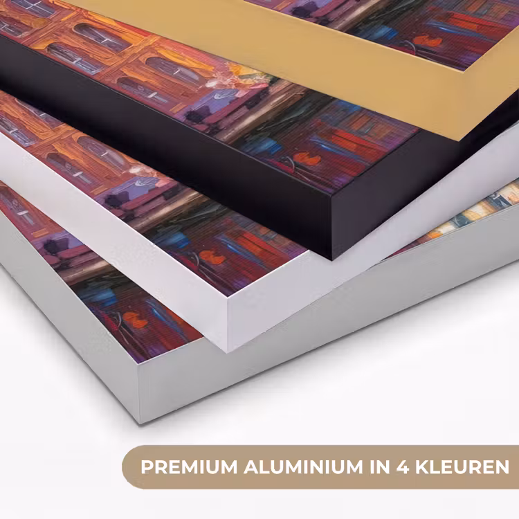 Art Frame - Olieverf - Amsterdam - Kunst - Kleurrijk — 2