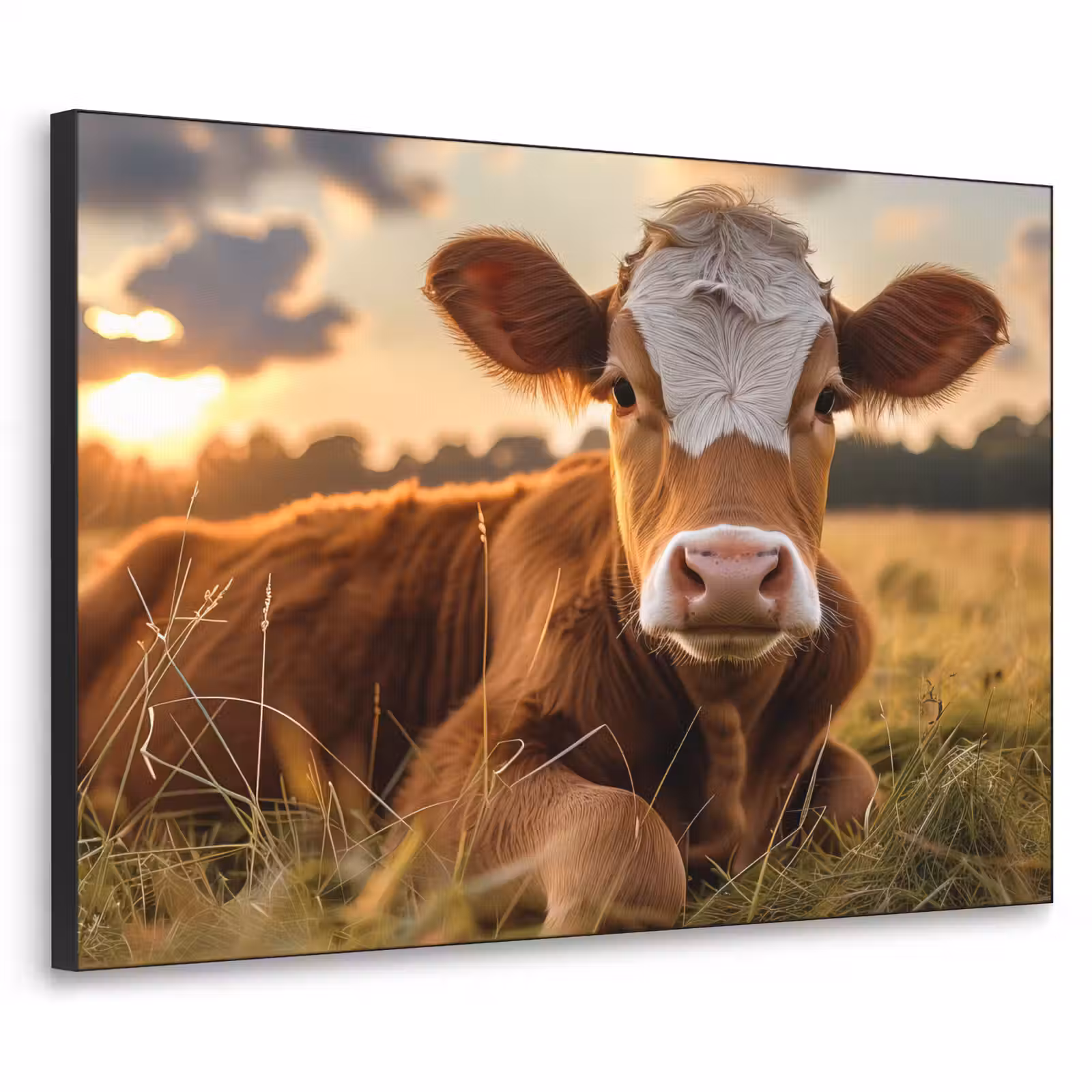 Art Frame - Koe - Dier - Weiland - Gras - Dieren - Natuur — 1