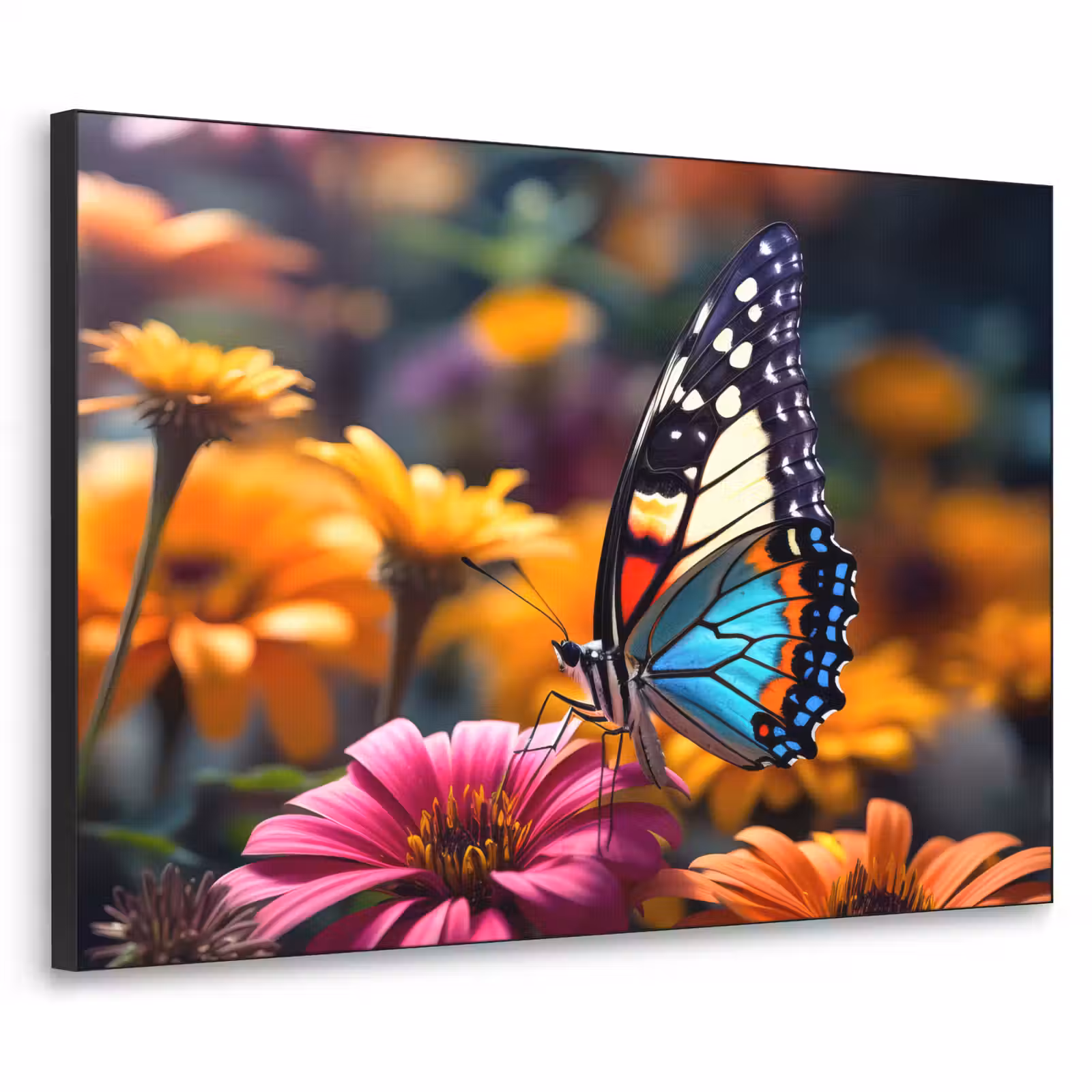 Art Frame - Vlinder - Dier - Kleurrijk - Bloemen - Natuur — 1