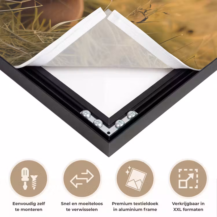 Art Frame - Koe - Dier - Weiland - Gras - Dieren - Natuur — 4