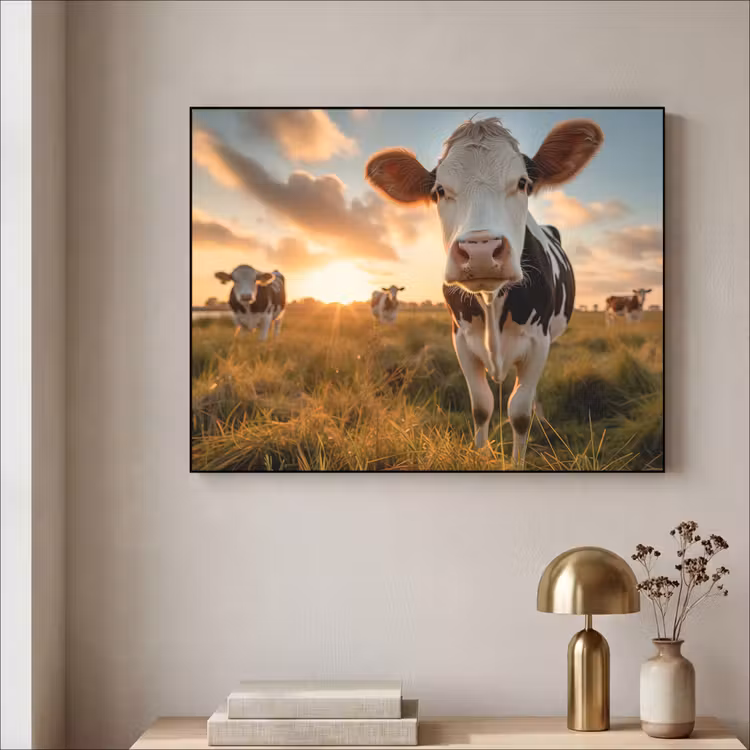 Art Frame - Koe - Weiland - Dieren portret - Natuur - Koeien — 5