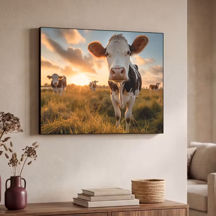 Art Frame - Koe - Weiland - Dieren portret - Natuur - Koeien — 7