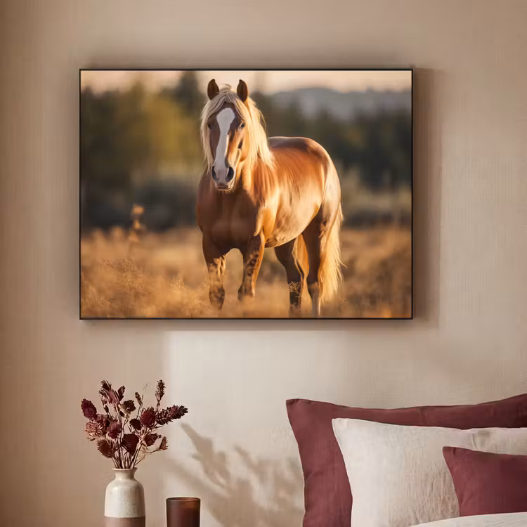 Art Frame - Paard - Bruin - Natuur - Weiland - Dier — 3