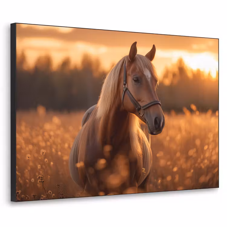 Art Frame - Paard - Natuur - Dier - Bruin - Dieren portret — 1