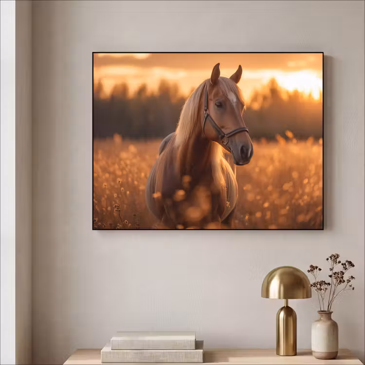 Art Frame - Paard - Natuur - Dier - Bruin - Dieren portret — 5