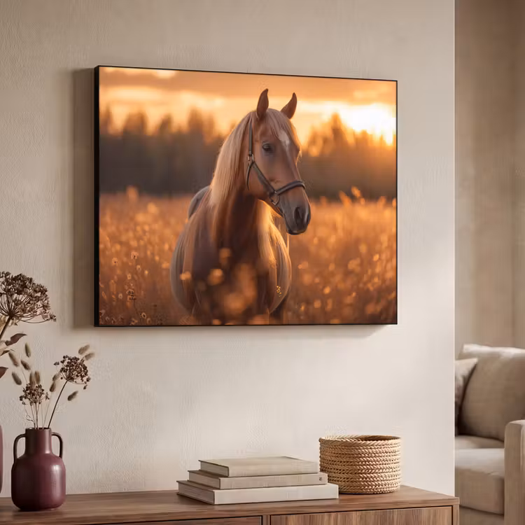 Art Frame - Paard - Natuur - Dier - Bruin - Dieren portret — 7