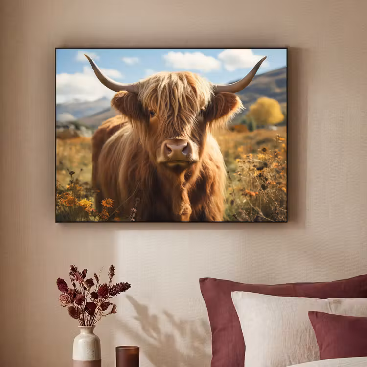 Art Frame - Schotse hooglander - Dieren portret - Natuur - Dier — 3