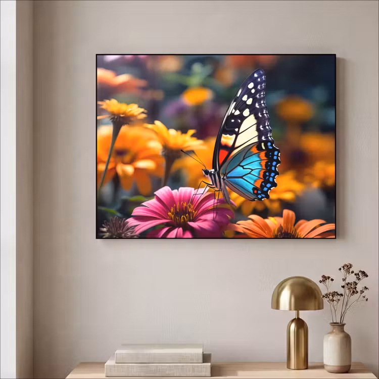 Art Frame - Vlinder - Dier - Kleurrijk - Bloemen - Natuur — 5