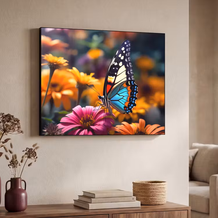 Art Frame - Vlinder - Dier - Kleurrijk - Bloemen - Natuur — 7