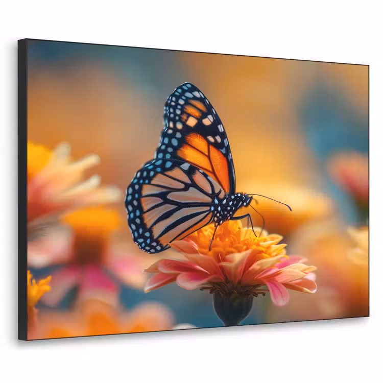 Art Frame - Vlinder - Dieren - Kleurrijk - Natuur - Bloemen — 1
