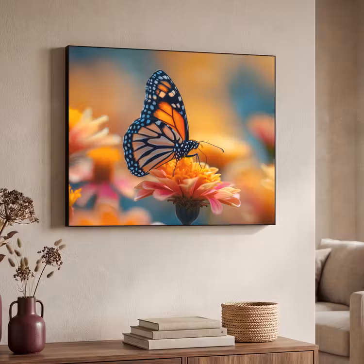 Art Frame - Vlinder - Dieren - Kleurrijk - Natuur - Bloemen — 7