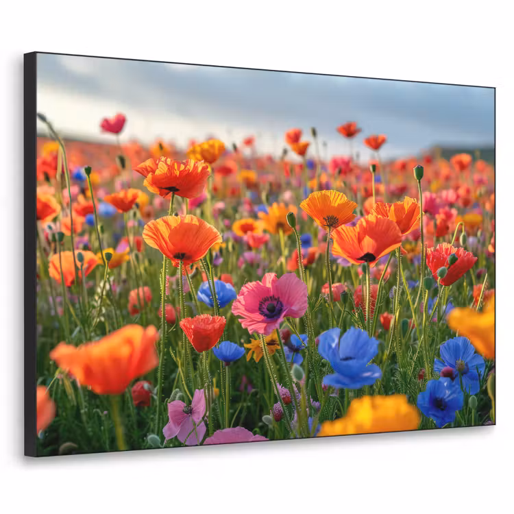 Art Frame - Bloemen - Klaprozen - Kleurrijk - Natuur — 1