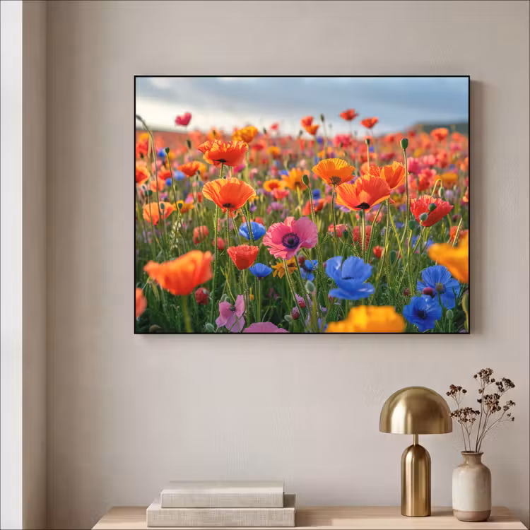 Art Frame - Bloemen - Klaprozen - Kleurrijk - Natuur — 5