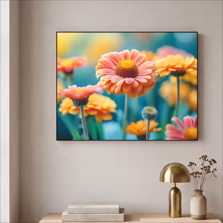 Art Frame - Bloemen - Kleurrijk - Natuur - Gerbera — 5