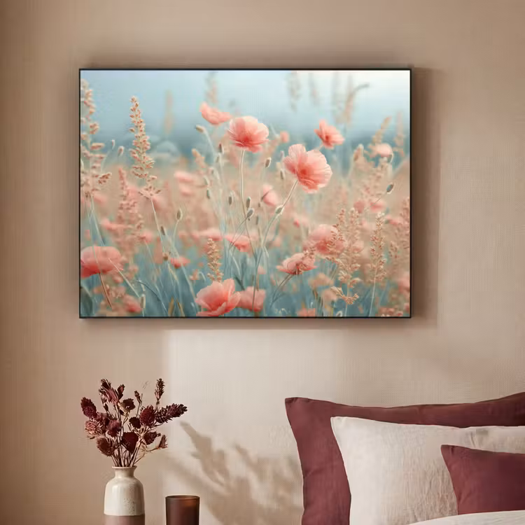 Art Frame - Bloemen - Natuur - Klaprozen - Bloemenveld — 3