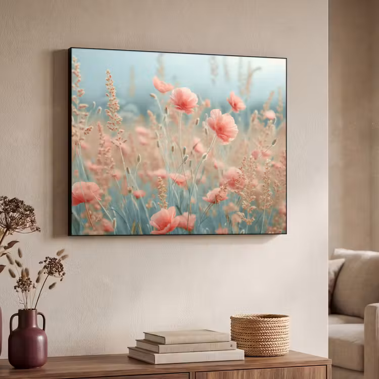 Art Frame - Bloemen - Natuur - Klaprozen - Bloemenveld — 7