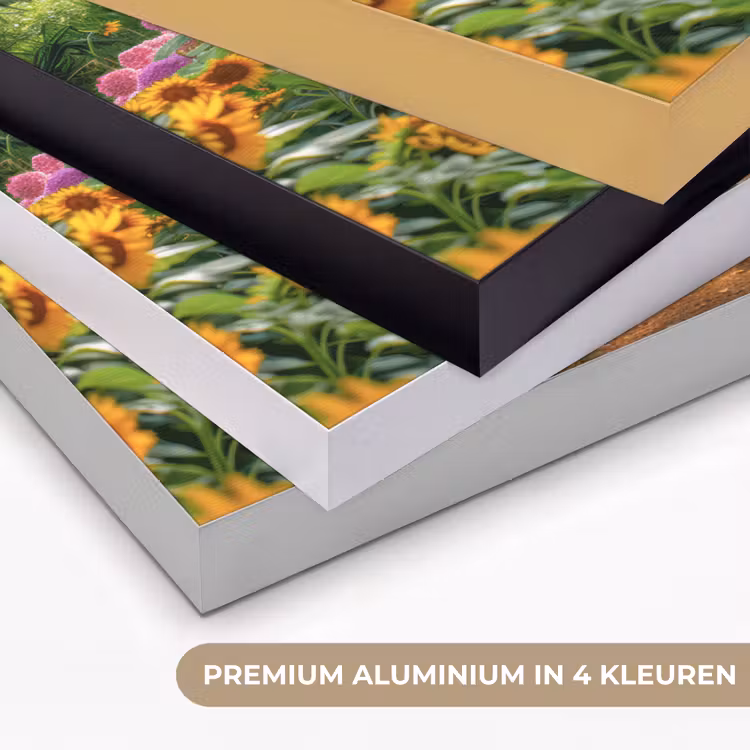 Art Frame - Bloemen - Pad - Zonnebloemen - Tuin - Hortensia — 2