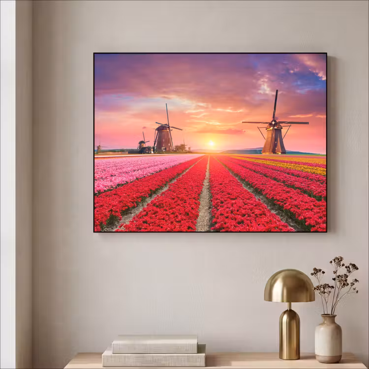 Art Frame - Bloemen - Tulpen - Bloemenveld - Molens - Holland — 5