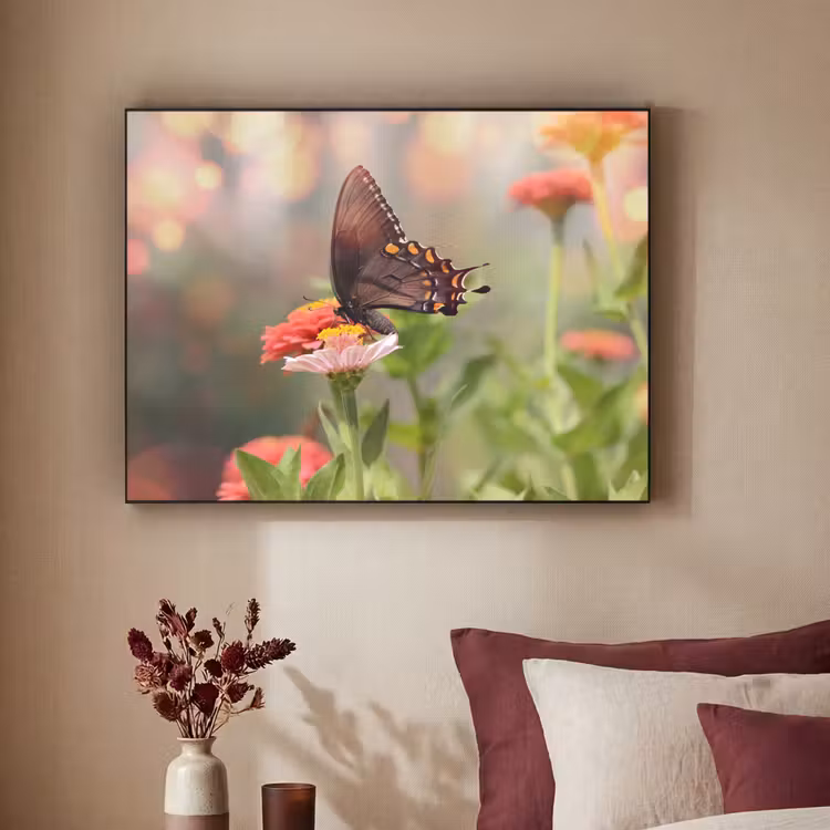 Art Frame - Bloemen - Vlinder - Natuur - Bloem — 3