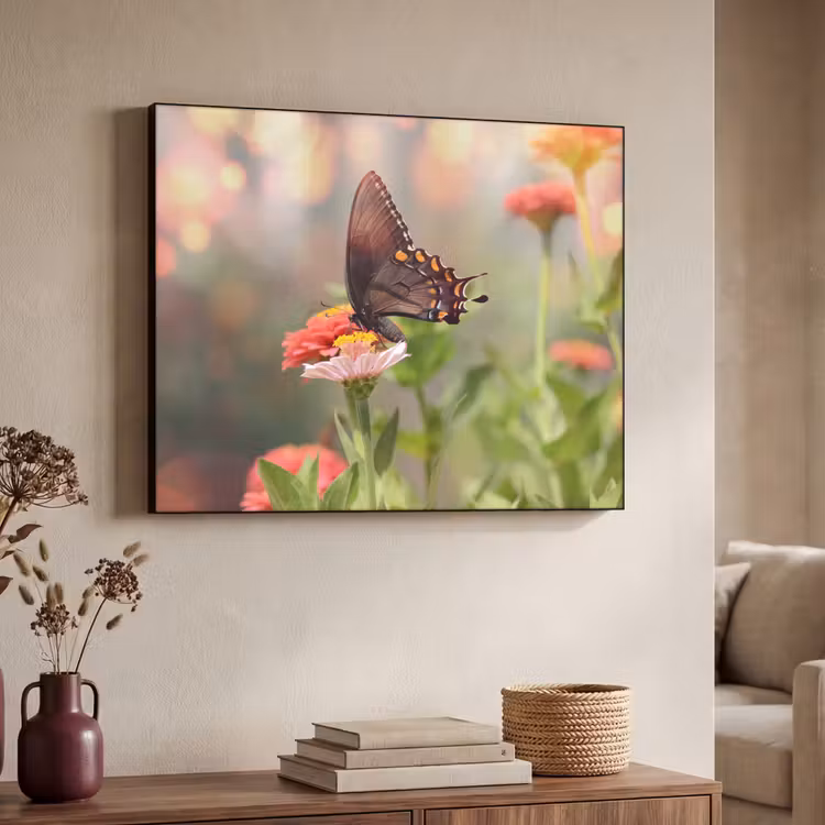 Art Frame - Bloemen - Vlinder - Natuur - Bloem — 7