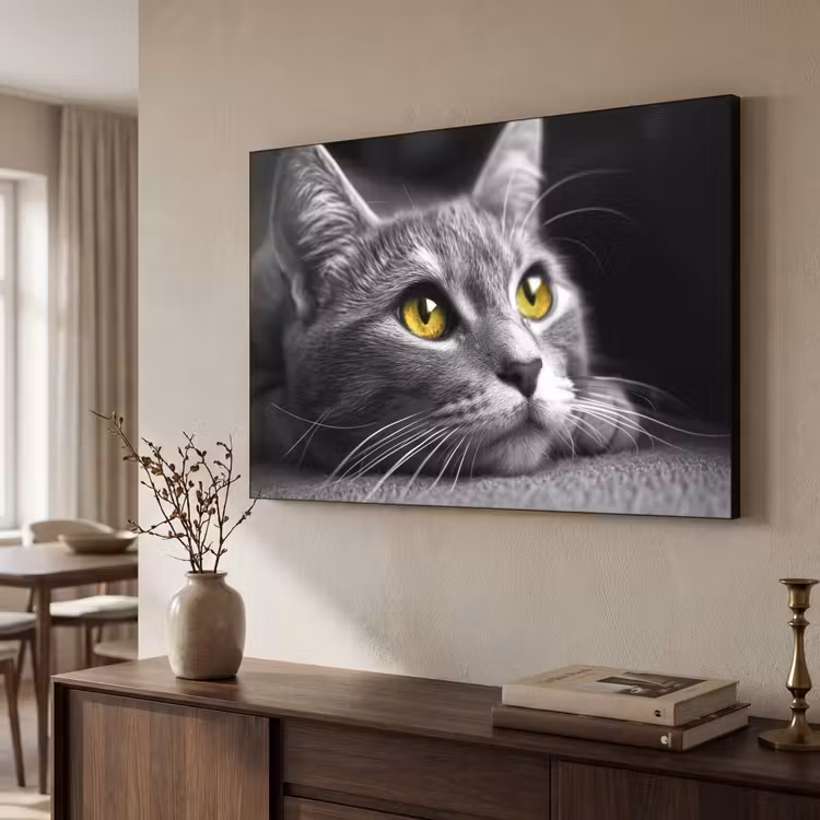 Art Frame - Kat - Zwart - Wit - Dieren - Natuur — 7