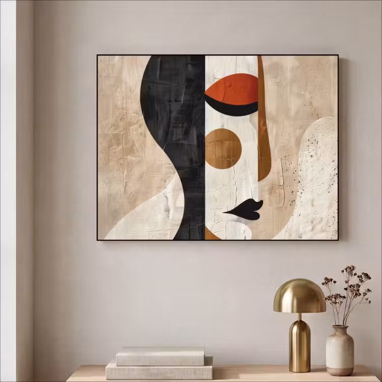 Art Frame - Gezicht - Abstract - Kunst - Vormen — 5