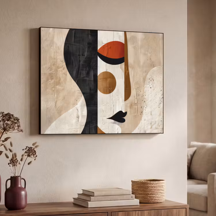 Art Frame - Gezicht - Abstract - Kunst - Vormen — 7