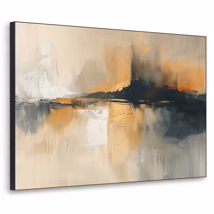 Art Frame - Modern - Abstract - Goud - Zwart — 1