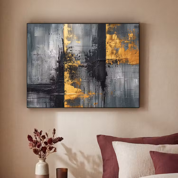 Art Frame - Modern - Goud - Grijs - Patroon — 3