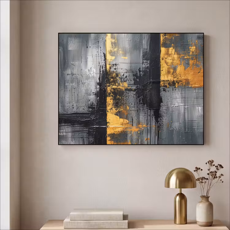 Art Frame - Modern - Goud - Grijs - Patroon — 5