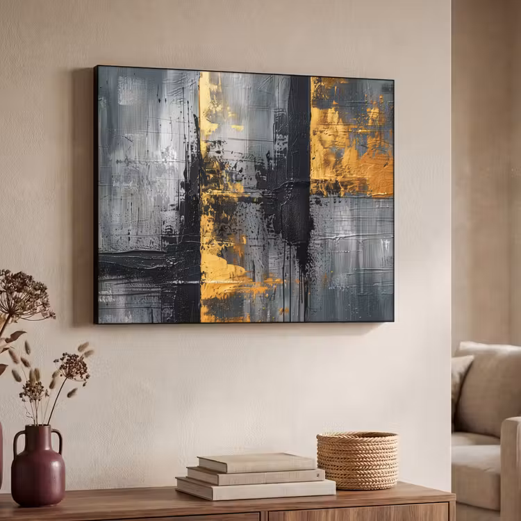 Art Frame - Modern - Goud - Grijs - Patroon — 7