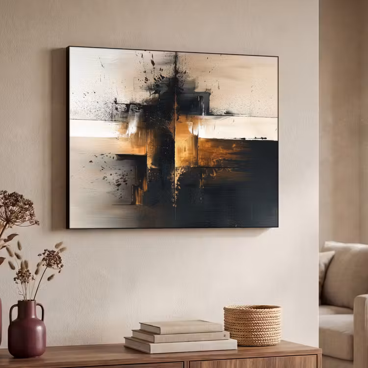 Art Frame - Modern - Zwart - Verf - Goud — 7
