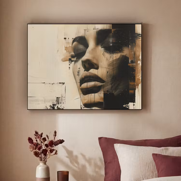 Art Frame - Vrouw - Gezicht - Abstract - Kunst — 3