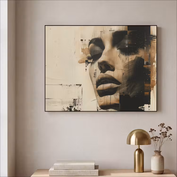 Art Frame - Vrouw - Gezicht - Abstract - Kunst — 5