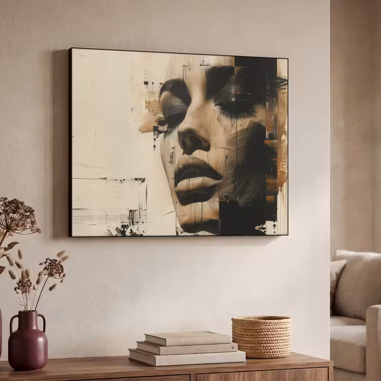 Art Frame - Vrouw - Gezicht - Abstract - Kunst — 7