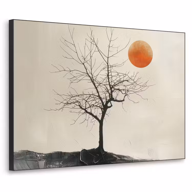 Art Frame - Boom - Zon - Modern - Landschap — 1