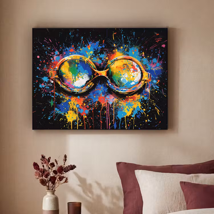 Art Frame - Graffiti - Sport - Zwemmen - Zwembril — 3