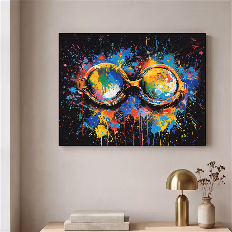 Art Frame - Graffiti - Sport - Zwemmen - Zwembril — 5