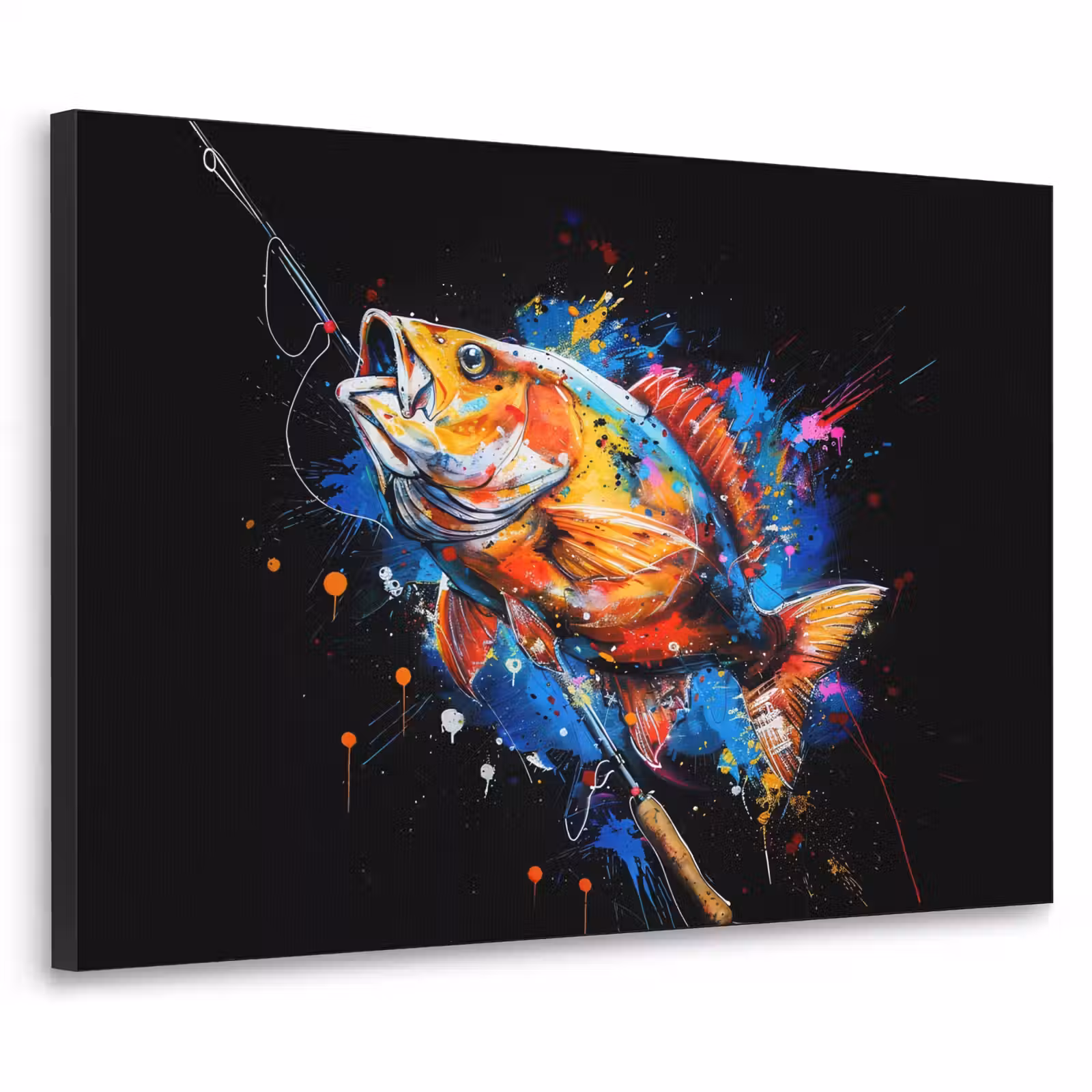 Art Frame - Graffiti - Sport - Vissen - Vis - Hengel — 1