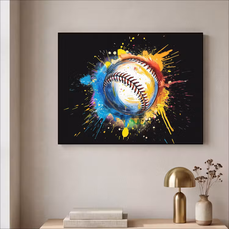 Art Frame - Graffiti - Sport - Baseball - Honkbal — 5