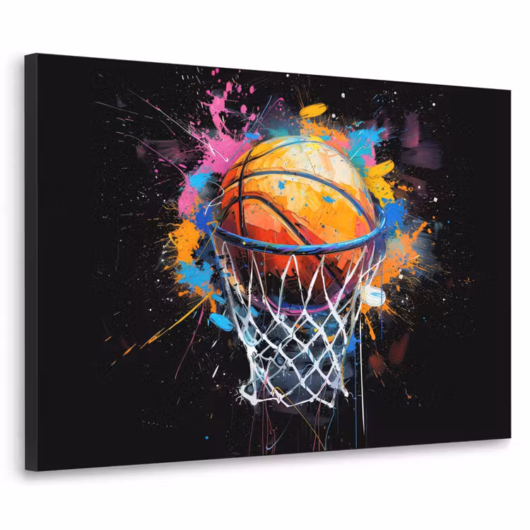 Art Frame - Graffiti - Sport - Basketbal - Basket — 1